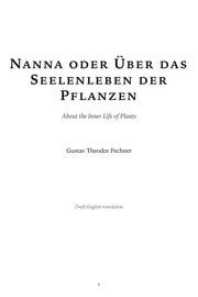 Cover of Nanna Oder Ueber Das Seelenleben Der Pflanzen Numbered
