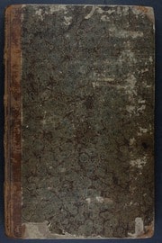 Cover of [Roman (Ship) of New Bedford, Mass., mastered by Robert M. Joy, keeper Robert M. Joy, on voyage 28 November 1835 - 7 April 1839]