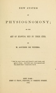 Cover of New system of physiognomony [sic]