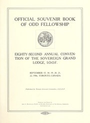 Cover of Official souvenir book of Odd Fellowship