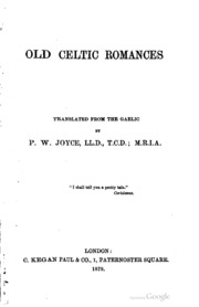 Cover of Old Celtic romances, translated from the Gaelic by P. W. Joyce