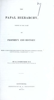 Cover of The Papal hierarchy