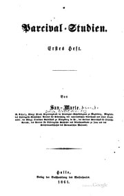 Cover of Parcival-Studien