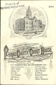 Cover of CAF - Indiana counties - Parke County Courthouse