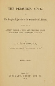 Cover of The perishing soul