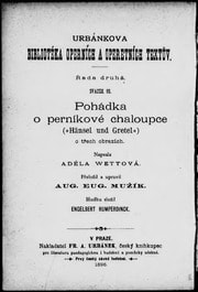 Cover of Pohádka o perníkové chaloupce