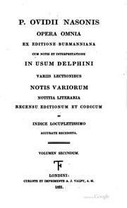 Cover of [P. Ovidii Nasonis Opera omnia]