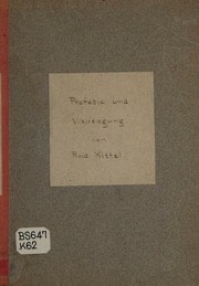 Cover of Profetie und Weissagung