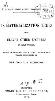 Cover of Is Materialization True?