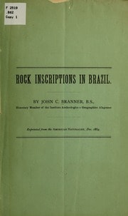 Cover of Rock inscriptions in Brazil