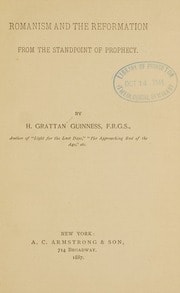 Cover of Romanism and the reformation; from the standpoint of prophecy