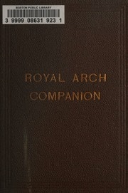 Cover of The Royal Arch companion