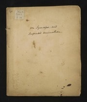 Cover of Lecture notes by Benjamin Rush on Fevers
