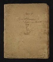 Cover of Notes by Benjamin Rush on Cases of chronic diseases, began in Philadelphila, 1770