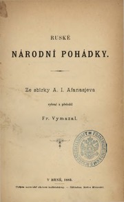 Cover of Ruské národní pohádky