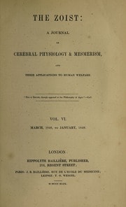 Cover of The Zoist. Volume 6, March 1848 - January 1849