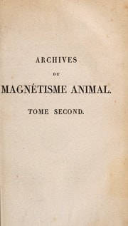Cover of Archives du magnétisme animal. Volume 2, 1820