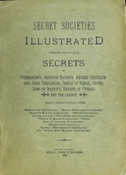 Cover of Secret societies illustrated