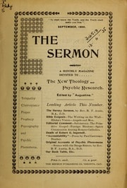 Cover of The Sermon