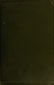 Cover of Studies in Spiritism