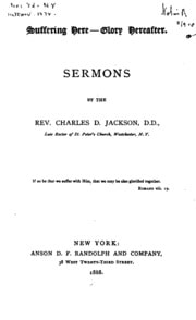 Cover of Suffering here--glory hereafter. Sermons