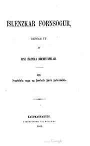 Cover of Íslenzkar fornsögur, gefnar út af Hinu íslenzka bókmentafèlagi. III. Svarfdœla saga og Þorleifs þáttr jarlsskálds