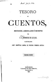 Cover of Tesoro de cuentos, escojidos, arreglados ó escritos por D.A. Fernádez de los Ríos