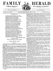 Cover of The Family Herald 14th July 1860