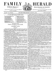 Cover of The Family Herald 4th August 1860