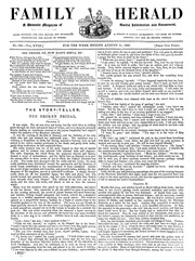 Cover of The Family Herald 11th August 1860