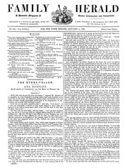 Cover of The Family Herald 5th January 1861