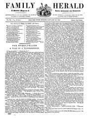 Cover of The Family Herald 26th January 1861