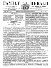 Cover of The Family Herald 9th February 1861