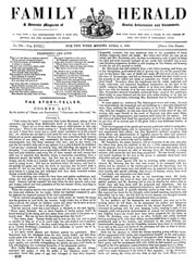 Cover of The Family Herald 6th April 1861