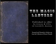 Cover of The Magic Lantern 1860 published by Graves & Ellis