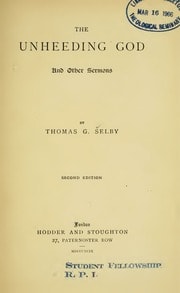 Cover of The Unheeding God and Other Sermons