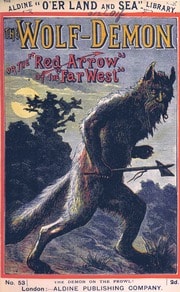 Cover of The Wolf-Demon, or The Queen Of The Kanawha (The Red Arrow of the Far West) - Albert W. Aiken