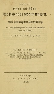Cover of Ueber die phantastischen Gesichtserscheinungen