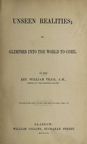 Cover of Unseen realties, or, Glimpses into the world to come