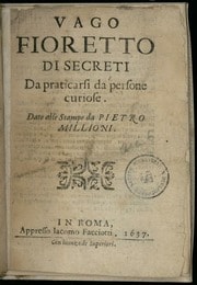 Cover of Vago fioretto di secreti