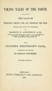 Cover of Viking Tales of the North: The Sagas of Thorstein, Viking's Son, and Fridthjof the Bold