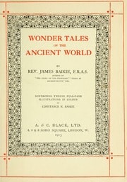 Cover of Wonder Tales of the Ancient World
