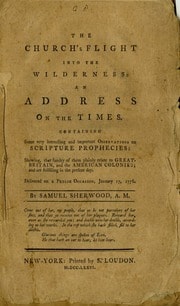 Cover of The church's flight into the wilderness