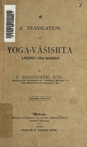 Cover of A translation of Yoga-Vâsishta-Laghu - (the smaller)