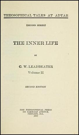 Cover of The Inner Life: volume I