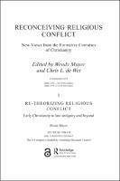 Cover of Chapter 1 Re-theorizing religious conflict