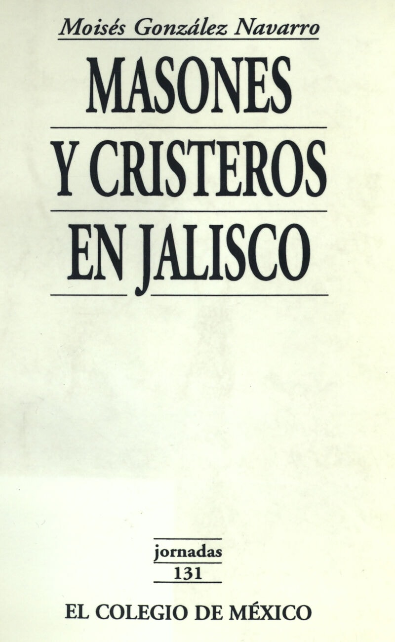 Cover of Masones y cristeros en Jalisco