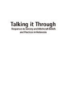 Cover of Talking it Through: Responses to Sorcery and Witchcraft Beliefs and Practices in Melanesia