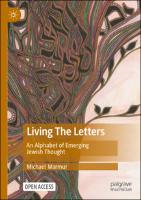 Cover of Living The Letters