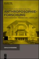 Cover of Anthroposophieforschung